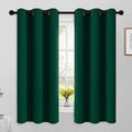 Yakamok Light Blocking Room Darkening Thermal Insulated Blackout Curtains Solid by Yakamok