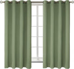 BGment Room Darkening Curtains 63 Inches Long by BGment