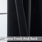 Yakamok Thermal Insulated Blackout Curtains Solid Grommet Window Drapery - Image 6