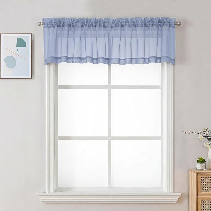 Chyhomenyc Sheer Valances for Windows by Chyhomenyc