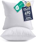 Utopia Bedding 17x17 Pillow Inserts, Sofa & Couch – Soft, Supportive & Fluffy by UTOPIABEDDING