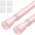 AIZESI Spring Tension Rods Adjustable Tension Curtain Rod Small Tension Rod No by AIZESITENSIONROD