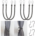 BEL AVENIR Curtain Rope Tiebacks, Drapery Rope Holdbacks by BELAVENIR