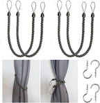 BEL AVENIR Curtain Rope Tiebacks, Drapery Rope Holdbacks by BELAVENIR