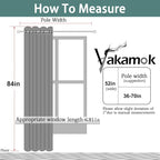 Yakamok 100% Cream Blackout Curtains - Image 8