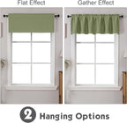 Chyhomenyc Blackout Valances for Windows, Short Window Valance Curtains for - Image 7