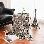 Leopard Print Rug, Faux Cowhide, Artificial Carpet, Simulation Cowhide - Image 2