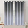 SimpleHome Ombre Room Darkening Curtains 63 inch Long by SimpleHome