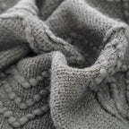 BOURINA Throw Blanket Textured Solid Soft Sofa Throw Couch Cover Knitted - Image 5