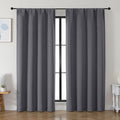 Simplebrand Ava Grey Blackout Curtains by Simplebrand