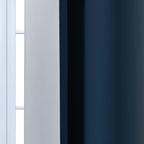 Yakamok Room Darkening Ombre Curtains 63 Inch Length, Light Blocking Grommet - Image 7