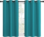 NICETOWN ROM Darkening Curtains 40 inch Length 2 Panels, Thermal Insulated - Image 2