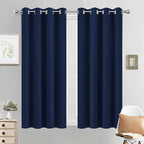Yakamok Blackout Curtains Room Darkening Thermal Insulated Grommet top Window by Yakamok
