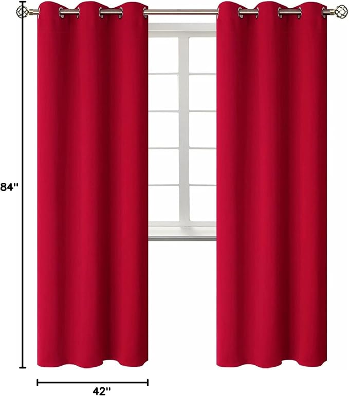 BGment Room Darkening Curtains 84 Inches Long - Image 9