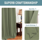 H.VERSAILTEX Blackout Curtains Grommet Thermal Insulated Room Darkening Curtains - Image 3