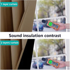 NICETOWN 100% Blackout Curtains 45 inches Long, 1 Pair, 42 inches Width Each - Image 4