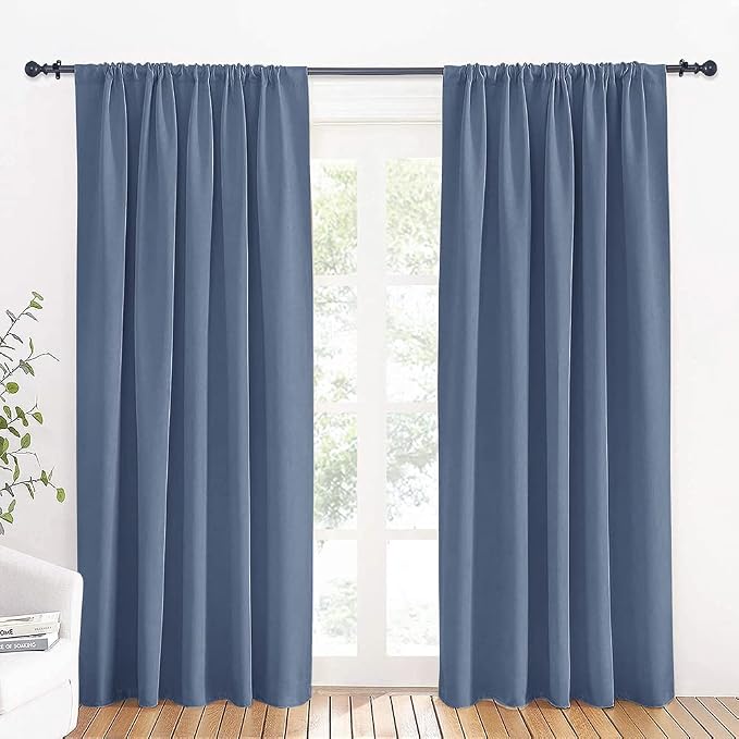 RYB HOME Large Blackout Curtains by RYBHOME