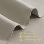 NICETOWN Thermal Insulated Narural Blackout Curtains - Image 5