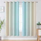 Estelar Textiler Full Room Darkening Gradient Blackout Curtains 72 Inch Length - Image 2