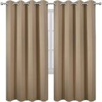 LEMOMO Natural Thermal Blackout Curtains/52 x 72 Inch/Set of 2 Panels Room - Image 2
