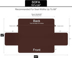 U-NICE HOME Reversible Sofa Cover Couch Cover - Image 6
