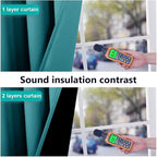 NICETOWN Full Shading Curtains 90 inches Long 2 Panels Set - Image 4