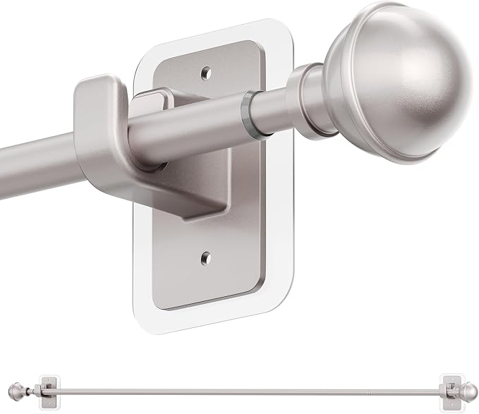 ENJOYBASICS No Drill Curtain Rods by ENJOYBASICS