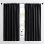 NICETOWN Halloween Black Blackout Curtain Blinds by NICETOWN