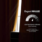 MIULEE Velvet Curtains 108 inches Long 2 Panels - Image 5