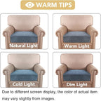 H.VERSAILTEX Velvet Stretch Couch Cushion Cover Plush Cushion Slipcover - Image 6