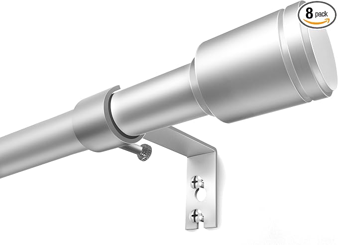 5/8” Diameter Curtain Rods 30-120 Inch, by Unknown