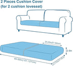 Smiry Printed Couch Cushion Covers, Stretch Soft Couch Covers - Image 5