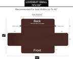 U-NICE HOME Loveseat Sofa Cover Reversible Couch Covers - Image 6