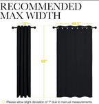 NICETOWN Bathroom Blackout Curtains and Drapes - Image 7