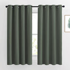NICETOWN Bedroom Curtains 63 inch Length 2 Panels by NICETOWN