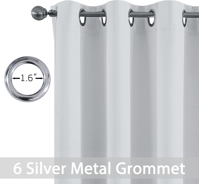 Yakamok 72 Inch Length 100% Blackout Curtains - Image 2