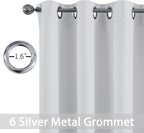 Yakamok Room Darking Curtains for Bedroom, Light Blocking Drapes Room Darkening - Image 2