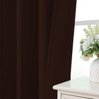 CUCRAF Blackout Curtains 63 inch Length 2 Panels Set, Rod Pocket Room Darkening - Image 6