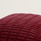 Fancy Homi 4 Packs Burgundy Decorative Throw Pillow Covers 26x26 Inch - Image 5