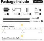 IFELS 2 Pack Heavy Duty Curtain Rods - Image 7