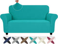 ZNSAYOTX Super Stretch Loveseat Covers, New Striped Love Seat Slipcover by ZNSAYOTX