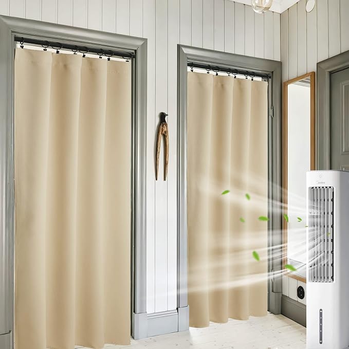 RYB HOME Curtains for Bedroom 84 inches Long 2 Panels Set, Privacy Thermal by RYBHOME