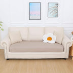 hyha Milk Silk Couch Cushion Covers, Soft Magic Sofa Covers Washable - Image 7