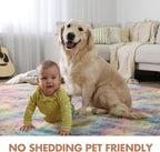 4x6 Ft Shag Kids Colorful Rugs for Bedroom, Ultra Soft Fluffy Furry Area Rugs - Image 6