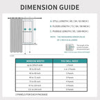 Joydeco Blackout Curtains 84 Inch Length 2 Panels Set, Thermal Insulated Long - Image 6