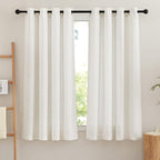 NICETOWN Linen Sheer Curtains Flax by NICETOWN