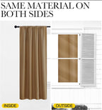 NICETOWN Blackout Curtains for Living Curtains, 1 Pair, 34-inch W x 72-inch L - Image 5