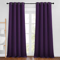 NICETOWN Royal Purple Room Darkening Draperies and Curtains by NICETOWN