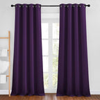NICETOWN Royal Purple Room Darkening Draperies and Curtains by NICETOWN