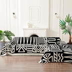 HANDONTIME Boho Sofa Covers for Dogs Black Couch Sofa Covers for 3 Cushion - Image 5